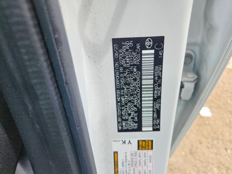 2023 TOYOTA PRIUS LE 13
