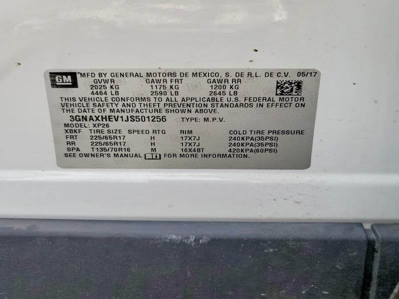 2018 CHEVROLET EQUINOX LS 13