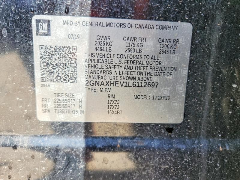 2020 CHEVROLET EQUINOX LS 13