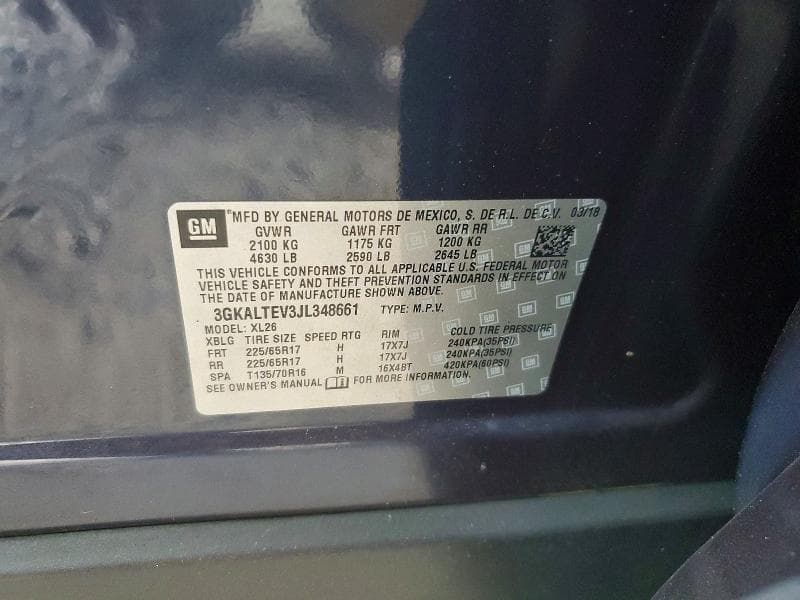 2018 GMC TERRAIN SLE 13
