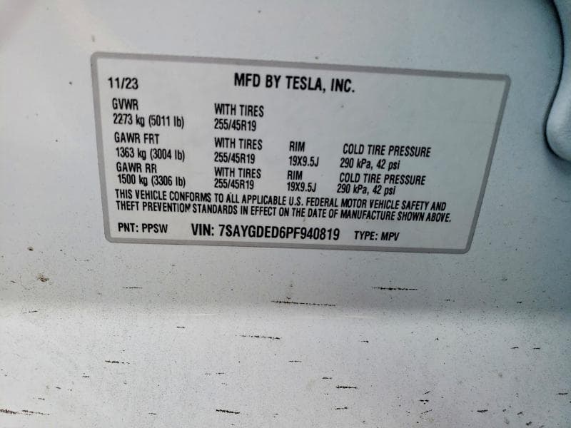 2023 TESLA MODEL Y 13