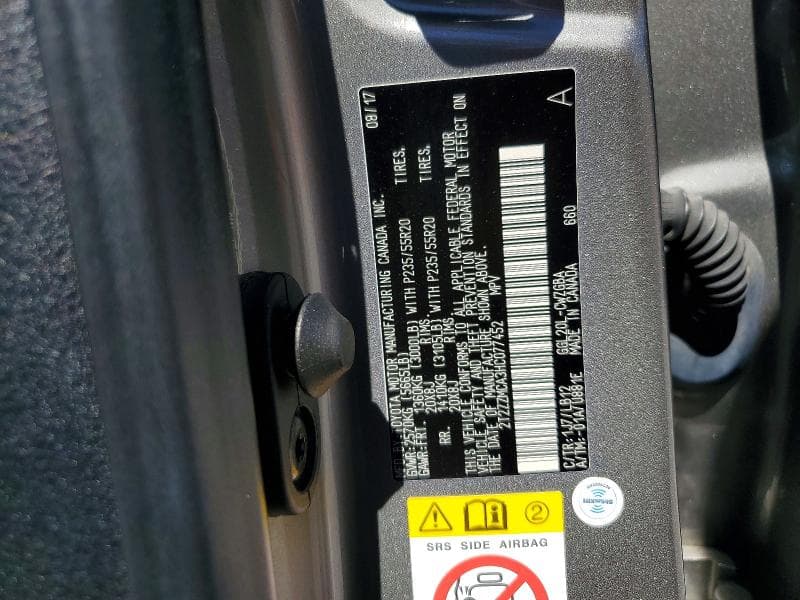 2017 LEXUS RX 350 BASE 14