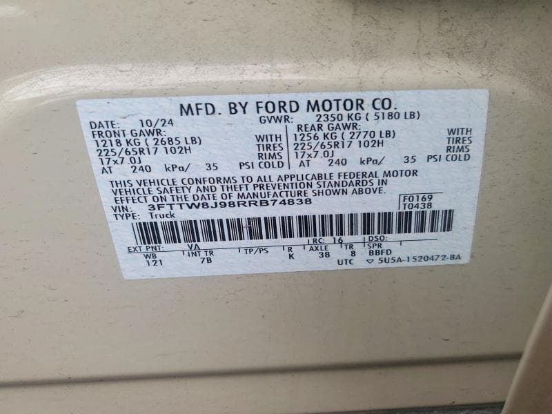 2024 FORD MAVERICK XLT 12