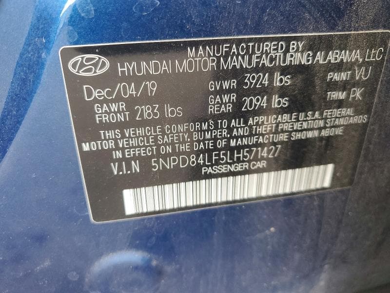 2020 HYUNDAI ELANTRA SEL 13