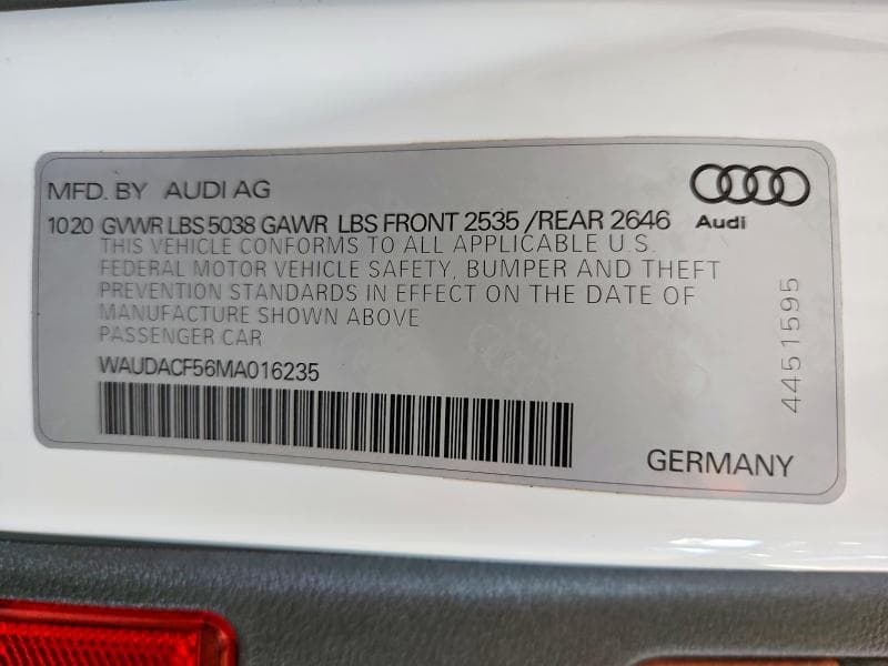 2021 AUDI A5 PREMIUM 45 13