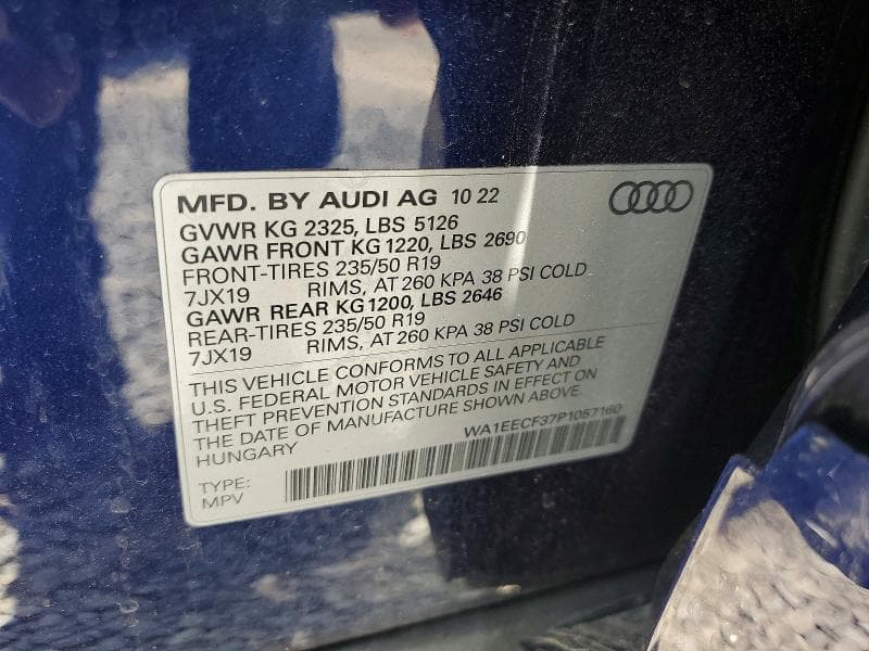2023 AUDI Q3 PREMIUM PLUS S LINE 45 13