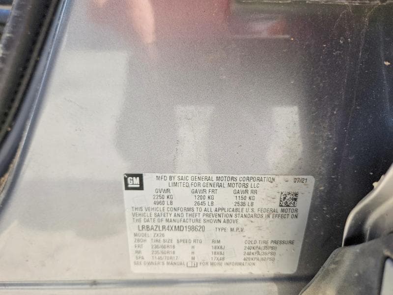 2021 BUICK ENVISION PREFERRED 13