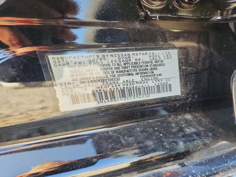 2025 NISSAN SENTRA SV 12