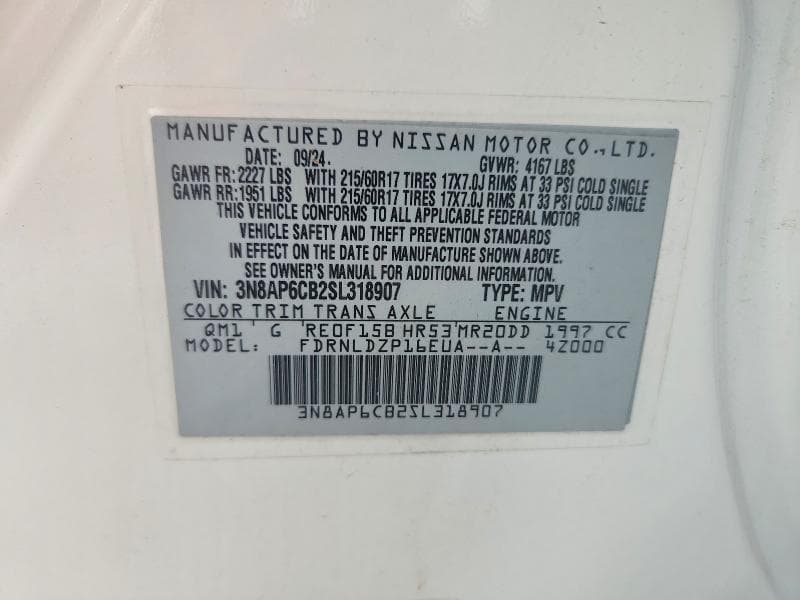 2025 NISSAN KICKS SV 13