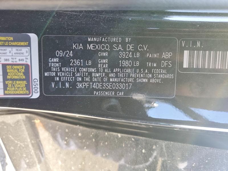 2025 KIA K4 LXS 12