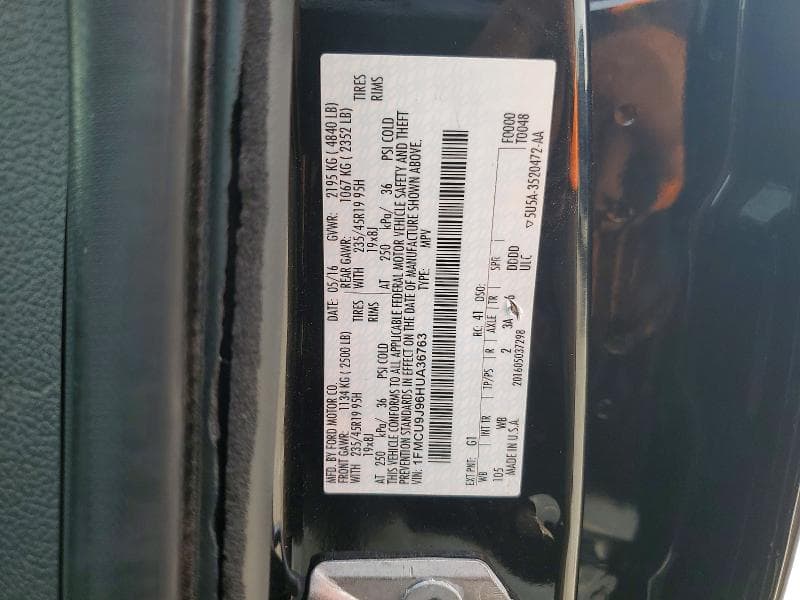 2017 FORD ESCAPE TITANIUM 12