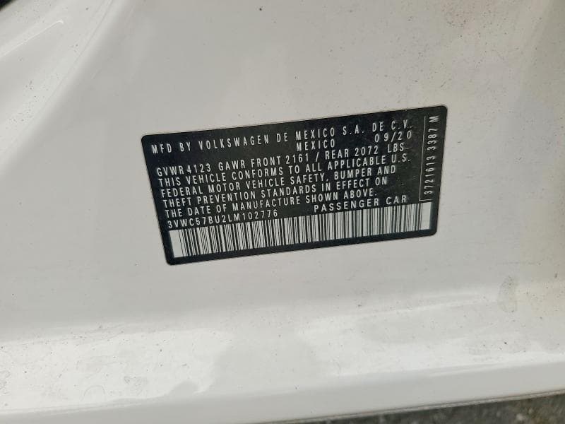 2020 VOLKSWAGEN JETTA S 12