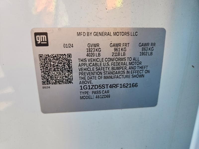 2024 CHEVROLET MALIBU LT 12