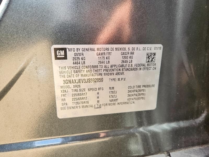 2018 CHEVROLET EQUINOX LT 13
