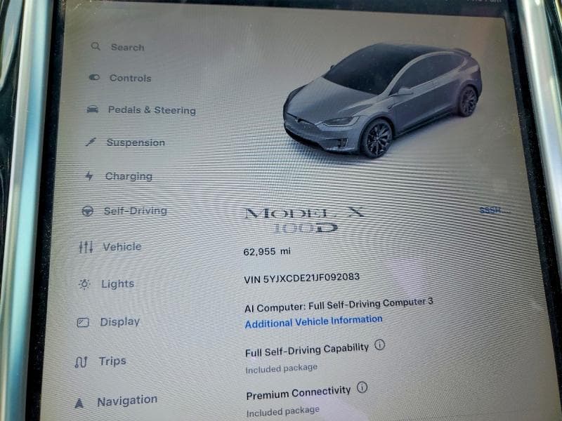 2018 TESLA MODEL X 9