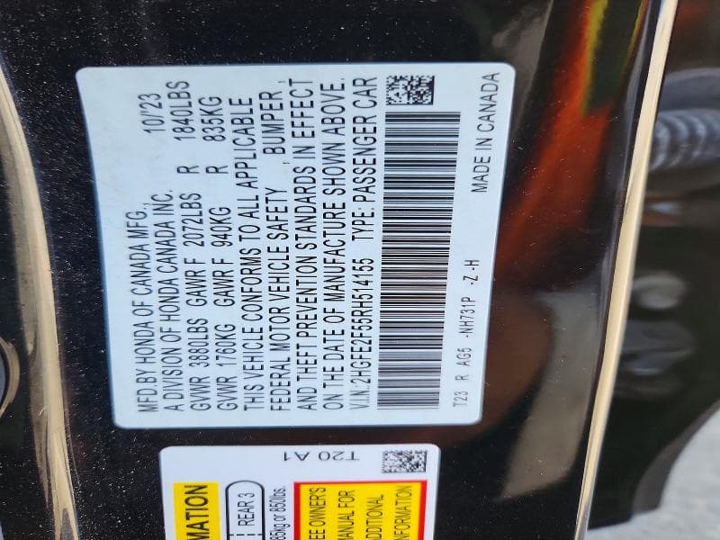 2024 HONDA CIVIC SPORT 13