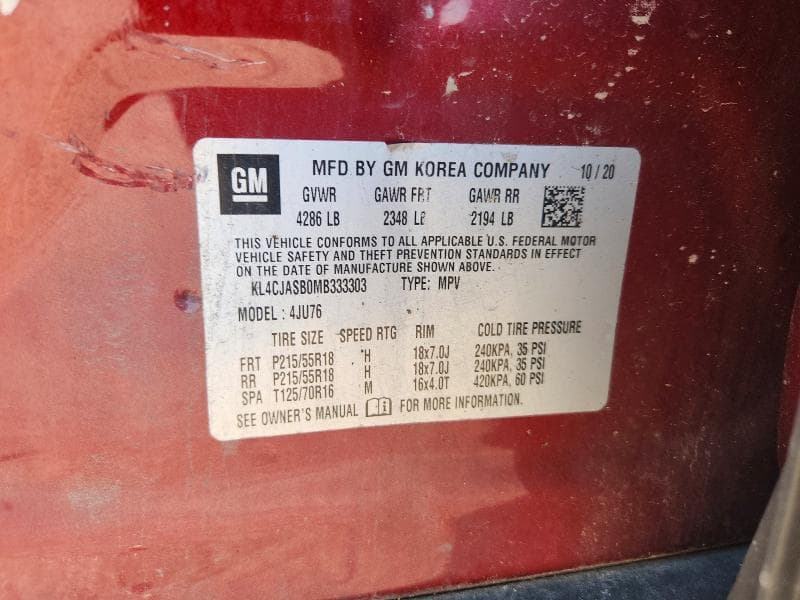 2021 BUICK ENCORE PREFERRED 12