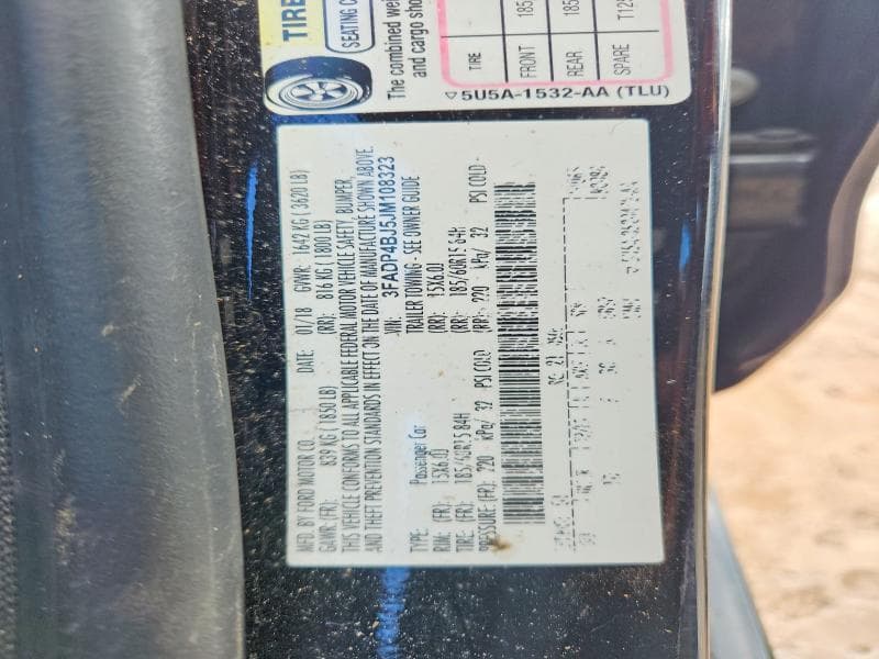 2018 FORD FIESTA SE 12