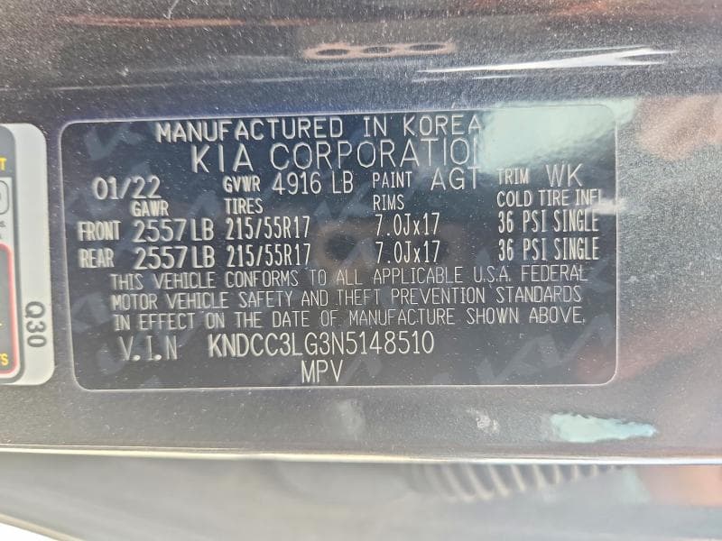 2022 KIA NIRO EV EX 14