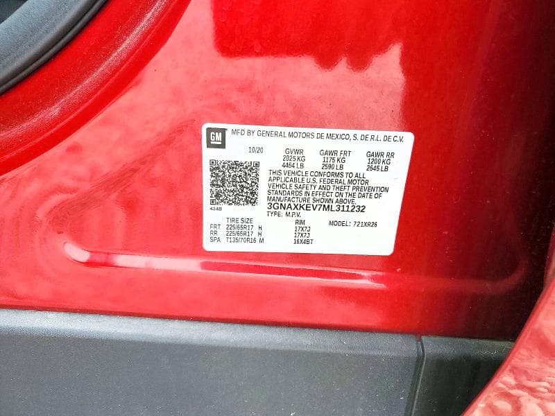 2021 CHEVROLET EQUINOX LT 13