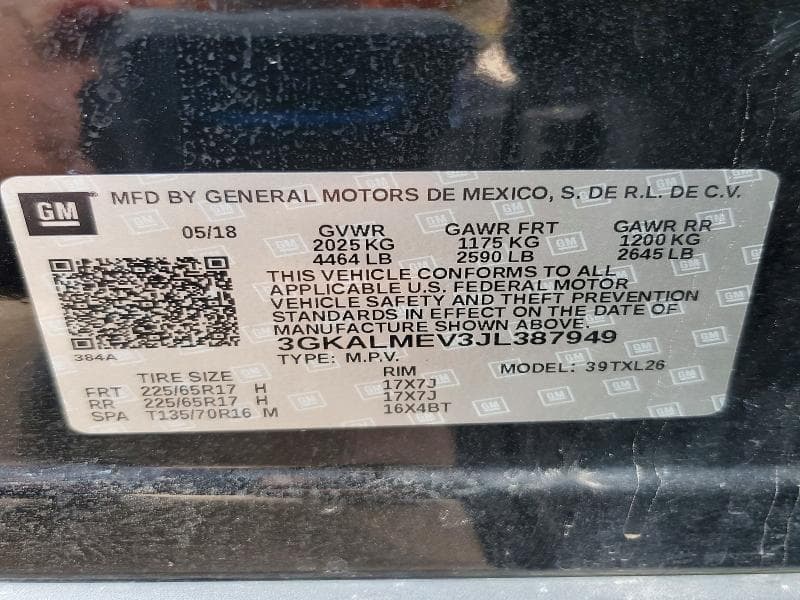 2018 GMC TERRAIN SLE 12