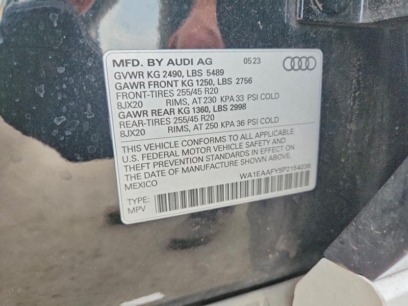 2023 AUDI Q5 PREMIUM PLUS 45 14