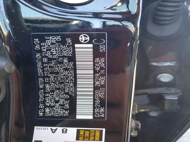 2024 TOYOTA COROLLA HYBRID LE 12