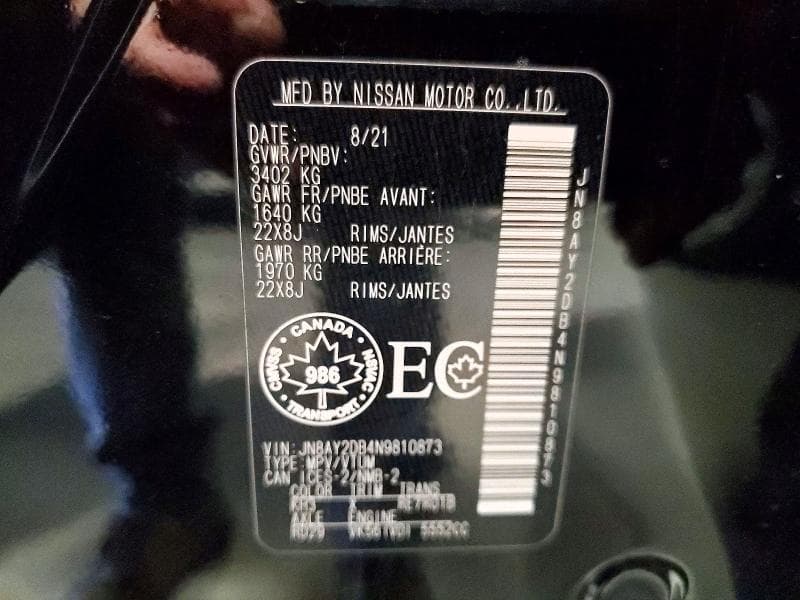 2022 NISSAN ARMADA PLATINUM 14