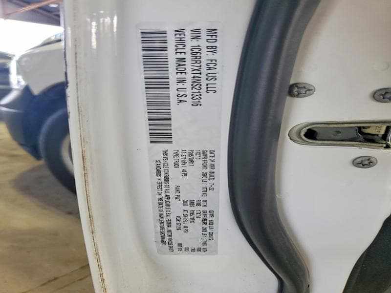 2022 RAM 1500 CLASSIC SSV 12