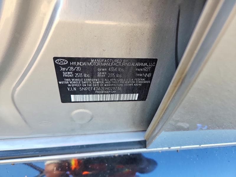 2020 HYUNDAI SONATA SEL 12