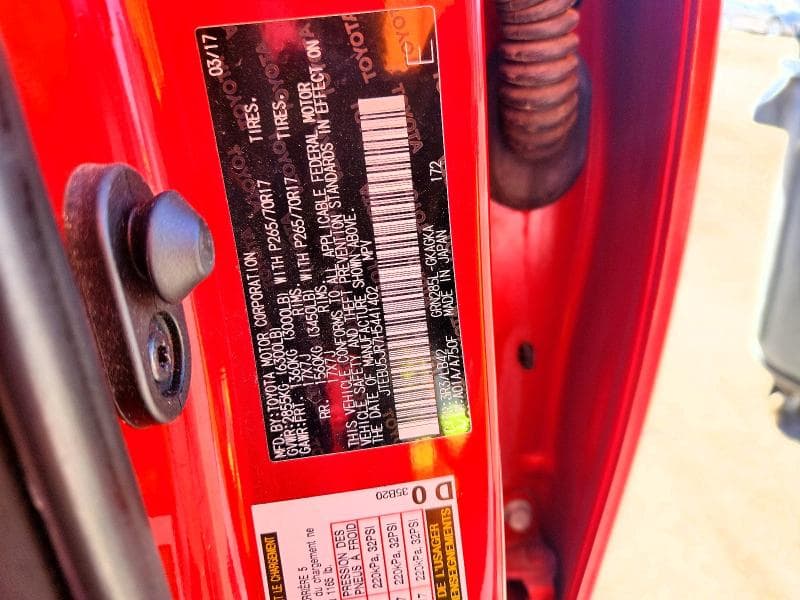 2017 TOYOTA 4RUNNER SR5 PREMIUM 13