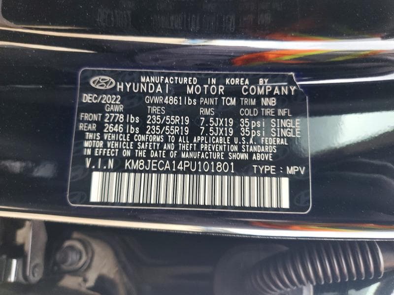 2023 HYUNDAI TUCSON LIMITED 13