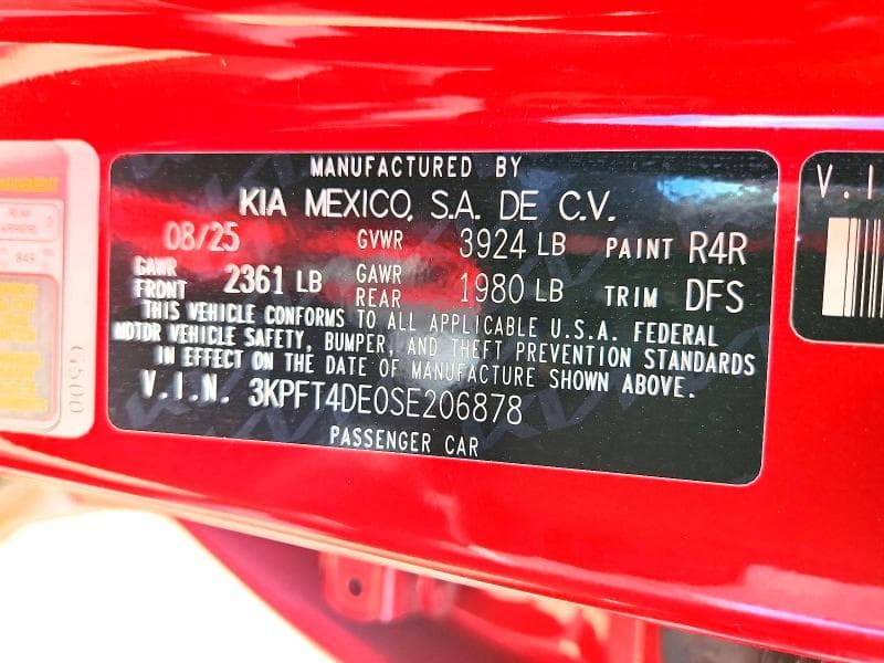 2025 KIA K4 LXS 13