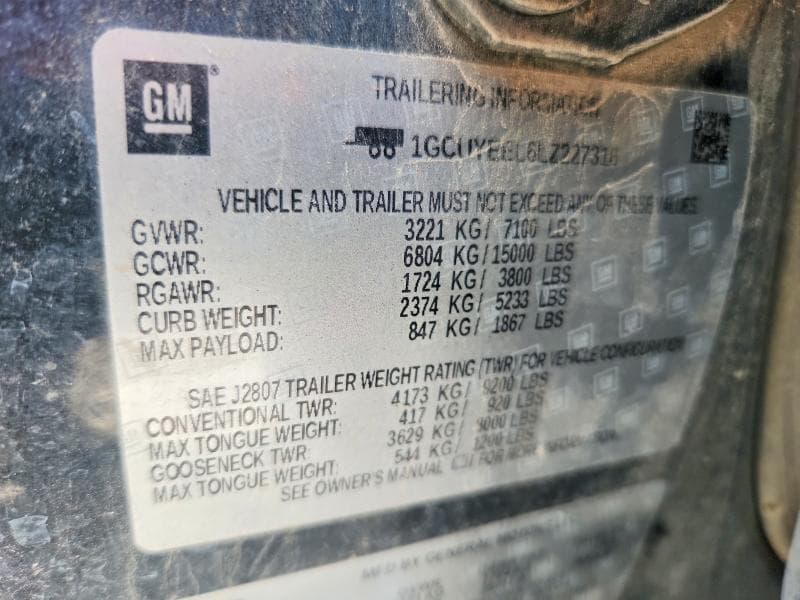 2020 CHEVROLET SILVERADO K1500 RST 12