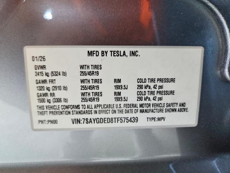 2026 TESLA MODEL Y 13