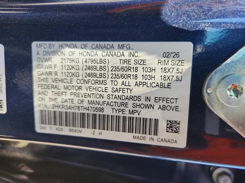 2026 HONDA CR-V EXL 13