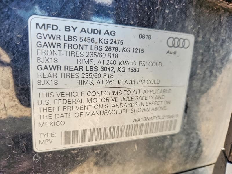 2018 AUDI Q5 PREMIUM PLUS 12