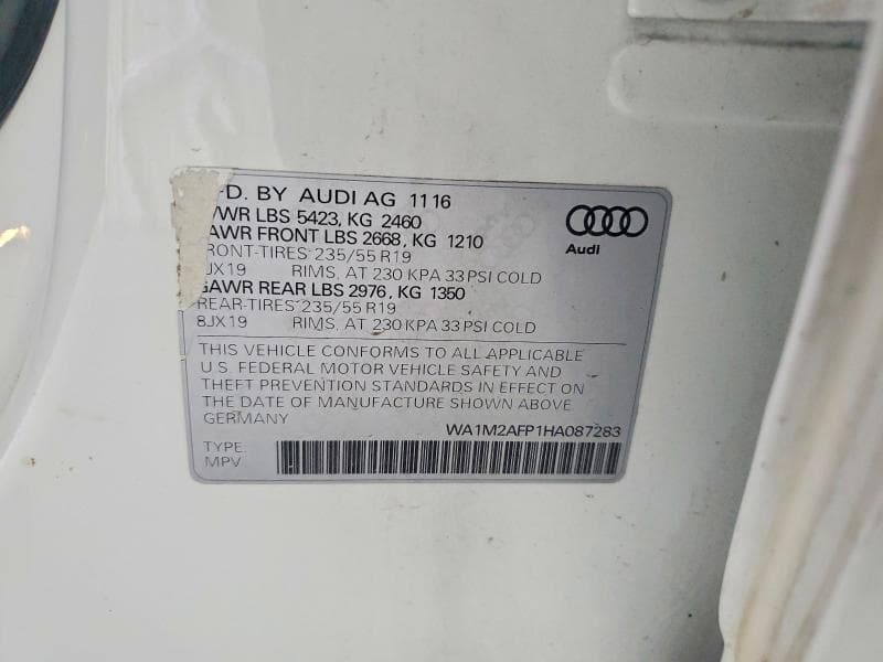 2017 AUDI Q5 PREMIUM PLUS 13