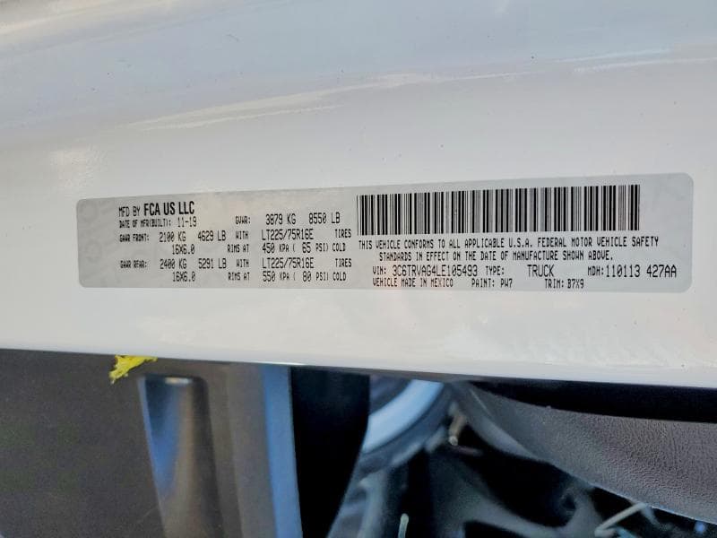 2020 RAM PROMASTER 1500 13