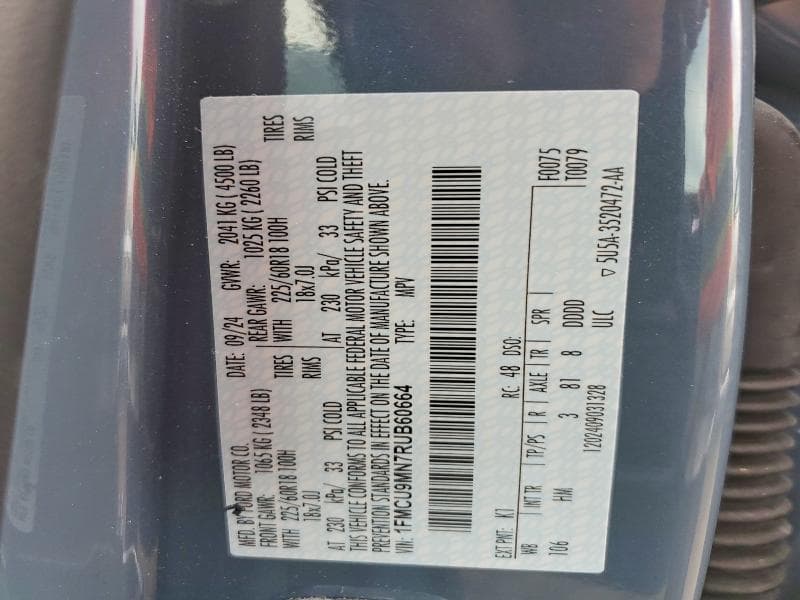 2024 FORD ESCAPE ST LINE 13
