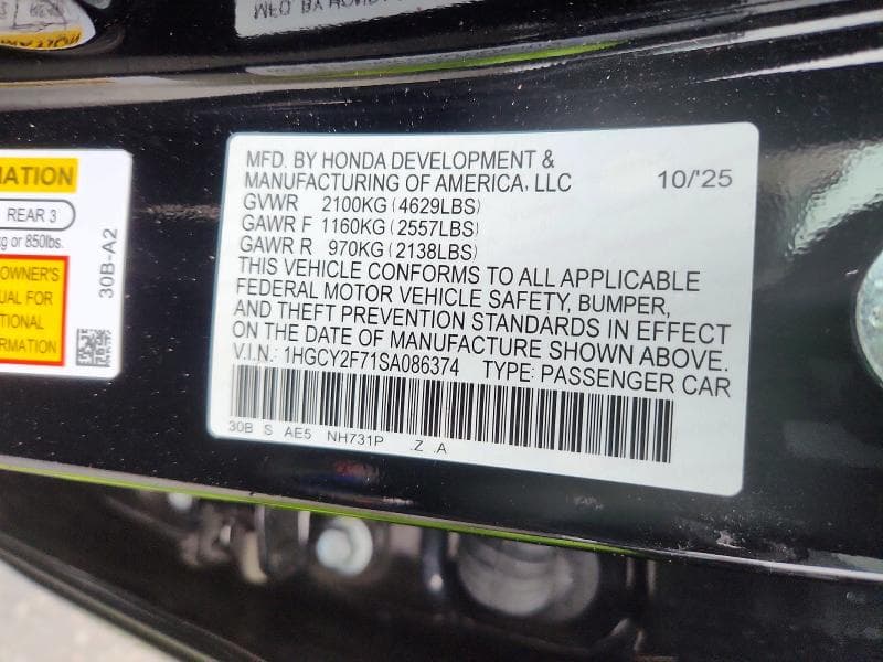 2025 HONDA ACCORD HYBRID SPORT-L 12