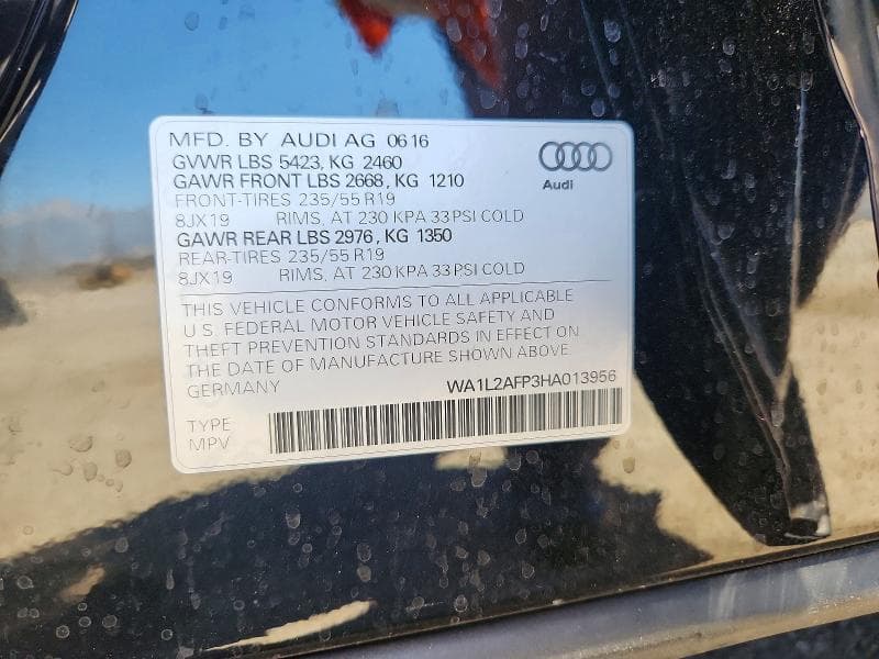 2017 AUDI Q5 PREMIUM PLUS 13