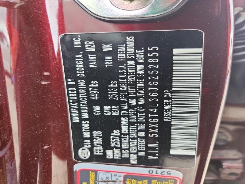 2018 KIA OPTIMA LX 13
