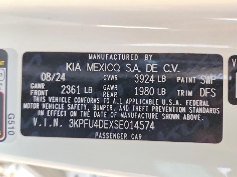 2025 KIA K4 EX 13
