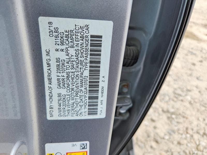 2018 HONDA ACCORD SPORT 12