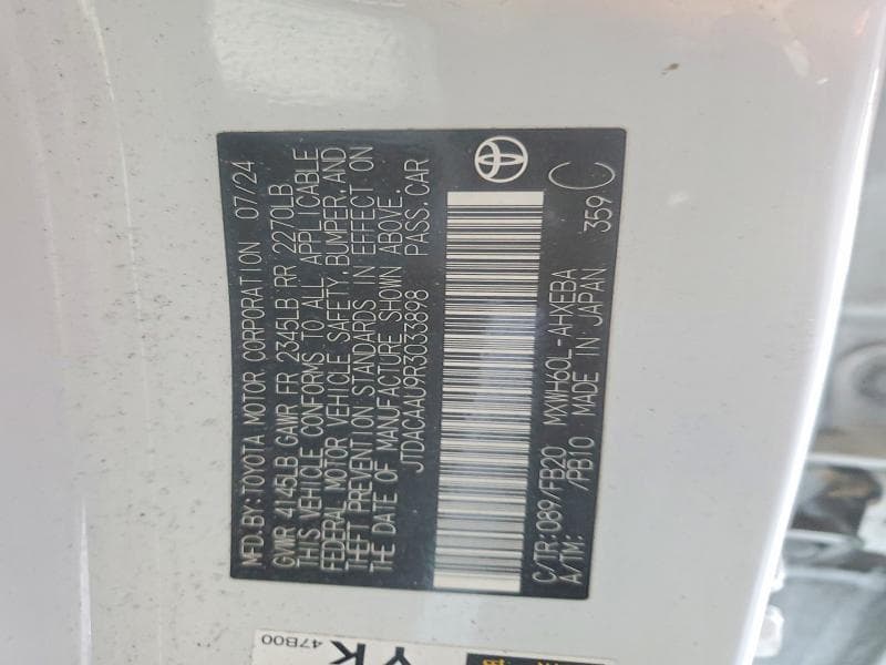 2024 TOYOTA PRIUS LE 12