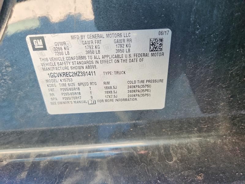 2017 CHEVROLET SILVERADO K1500 LT 12
