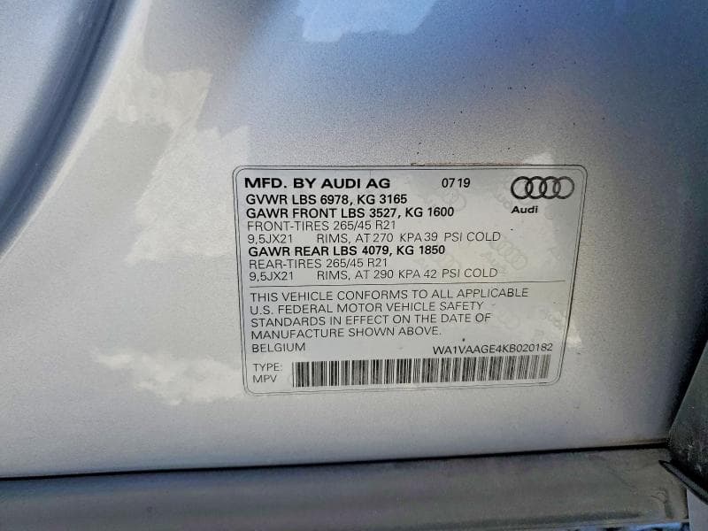 2019 AUDI E-TRON PRESTIGE 14