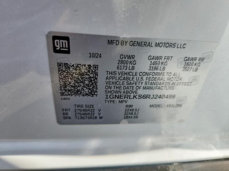 2024 CHEVROLET TRAVERSE RS 13
