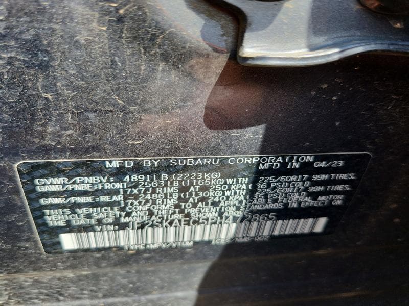 2023 SUBARU FORESTER PREMIUM 14